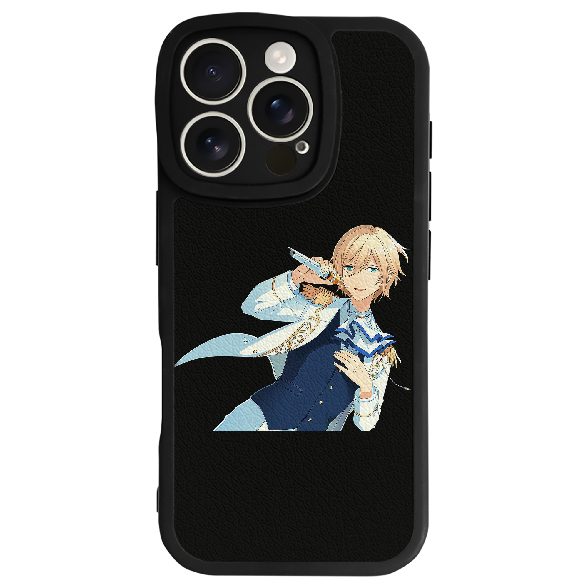 （画像用） あんさんぶるスターズ! Ensemble Stars 【iPhone 16シリーズ対応】シリコンスマホケース（レザー調） 材質：シリコン